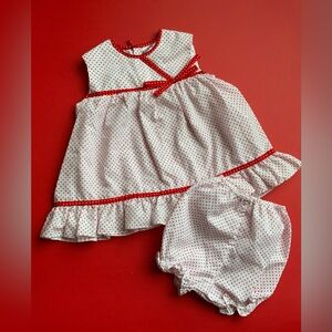 Vintage Sears Polka Dot Dress Set